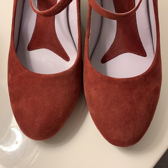 Johnston & Murphy wedges, red - Picture 3 of 10